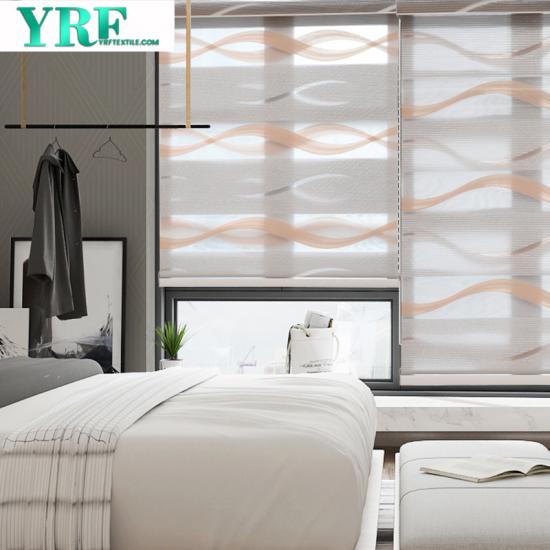 Polyester silk-like zebra  Roller Shades Customize matching color