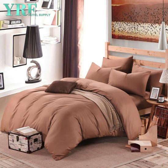 Hand Made Bedding Set Pure Color And Pure Cotton Bedclothes 4Pcs Luxury Bed Linen