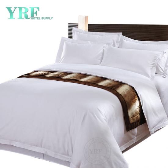 High Quality Cotton Sateen Full Comfortable Deluxe Hotel Life Bed Sheets For Resort