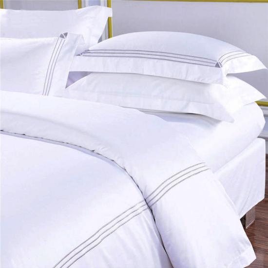 Double Thread Cotton Bedroom Splice Star Hotel Collection Bed Sheet Sets