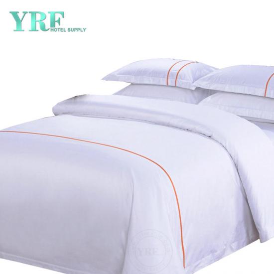 Patchwork Stripe Cotton Full Sateen Hotel Brand Bed Sheets