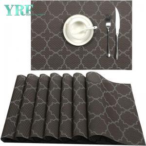 Unique Rectangular Diamond Black line Table Mats