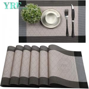 Oblong Wedding Cream Placemats