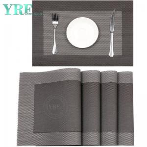 Hotel Rectangular Silver GreyTable Mats