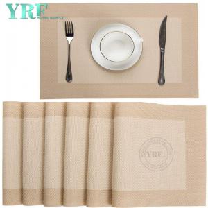 Dining Rectangular ivory Border Placemats