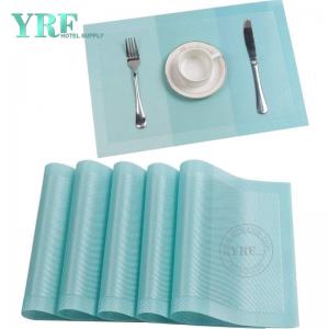 Party Rectangular Blue Border Placemats