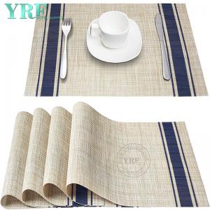 Square Kitchen Blue line Table Mats