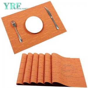 Rectangular Holiday Orange Table Mats