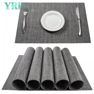 Square Wedding Gray Table Mats