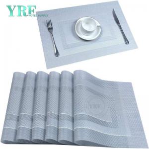 Square Christmas Silver Grey Table Mats