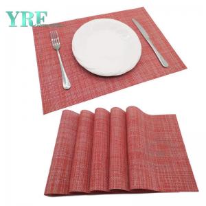 Rectangular Wedding Red Table Mats