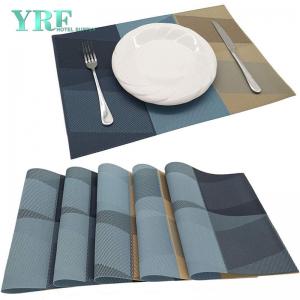 Oblong Kitchen Blue Placemats