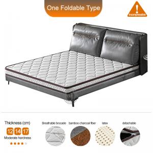 Grey Thick 9CM Foldable Mattress