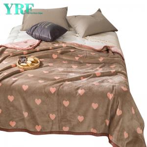 Anti-Pilling love Print Floral Polyester Blanket