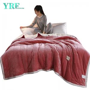 Single Size Light Coral Hotel Blanket