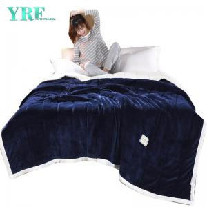 Queen Size Navy Throw Blanket