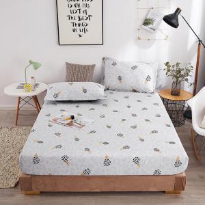 For 3PCS Bed Linen Fitted Cover