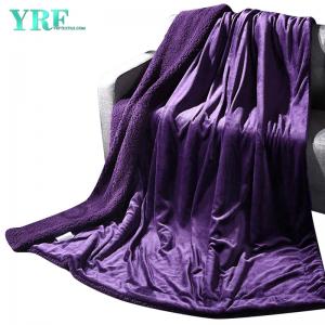 Fleece Simple Style Polyester Blanket