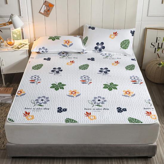 Waterproof Mattress Protector Bedspread One-Piece Urine-Proof Breathable  Mattress Cover Thickened Cotton-Padded Dust Cover