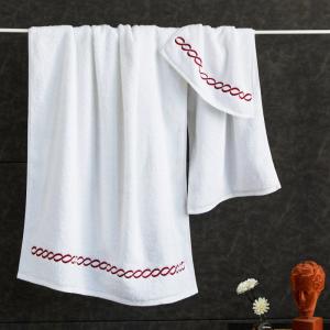 Wholesale Hotel Spa Bath toalla Hand Towels 100% cotton Face bath towel Set cheap white bath towels