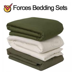 Militia Green Sheet Bed Room