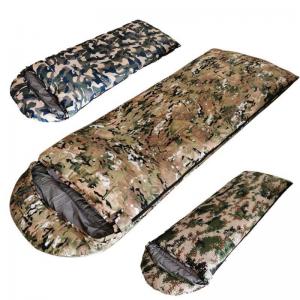 Breathable Single Camouflage Envelop Large Sleeping Bags For Camping