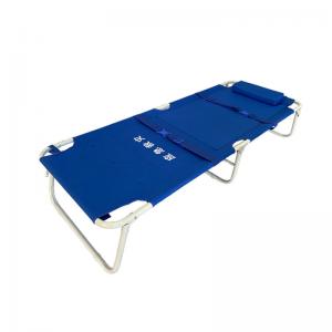 Emergency Earthquake Reliefs Folding Single Bed Metal