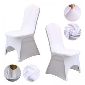 Housse De Chaise Mariage Blanc Spandex