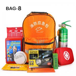 China wholesale camo bag emergency survival backpack kit