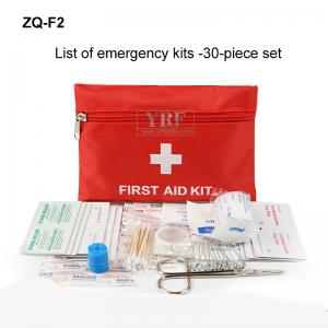 Contents Of First Aid Kit