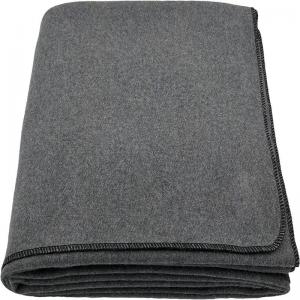 Heavy gray wool blanket