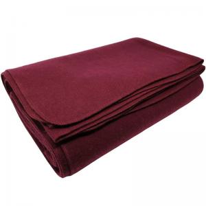 Army wool blanket - Wine color