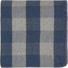 70% Wool 190cm Navy plaid Cold - defense Antibacterial Blanket