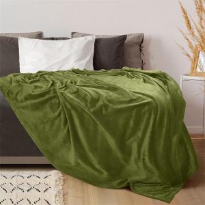 20% Wool - containing Military Emergency Olive Blanket