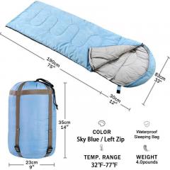 Military Sky Blue Sleeping Bag Equipment - YRF