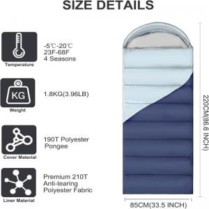 Military Sleeping Bag Water Tear-Resistant Polyester