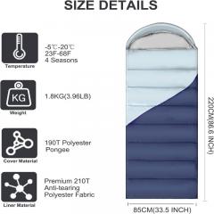 Military Sleeping Bag Water Tear-Resistant Polyester