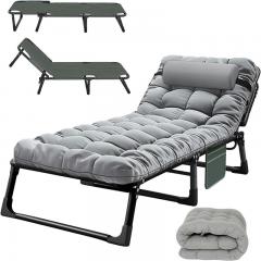 Silent Structure Emergency Folding Bed