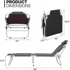 4-Position Backrest Disaster Relief Multi-functional Bed