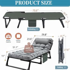 S-curve Ergonomic Disaster Relief Bed