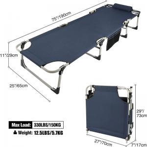 Anti - fungal aluminum foldable bed