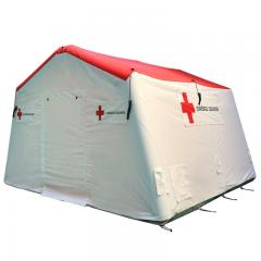 Large White inflatable quake tent