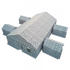 Camouflage medical tent