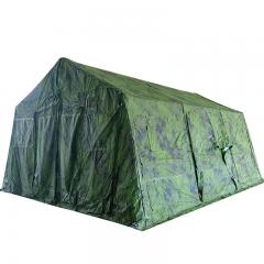Camouflage tent for typhoon relief