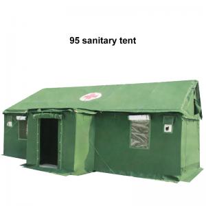 Army green earthquake-resistant tent equipment for the Red Cross