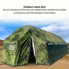Camouflage post-disaster tent equipment