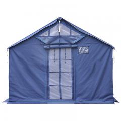 Blue wind tent