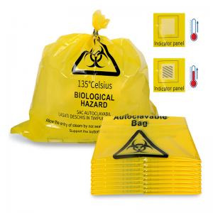 Yellow Infectious Medical Waste Bag