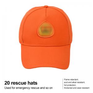 Orange Earthquake Rescue Cap