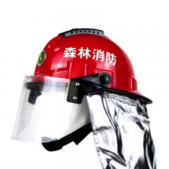 Red Forest Fire Helmet Impact-Resistant